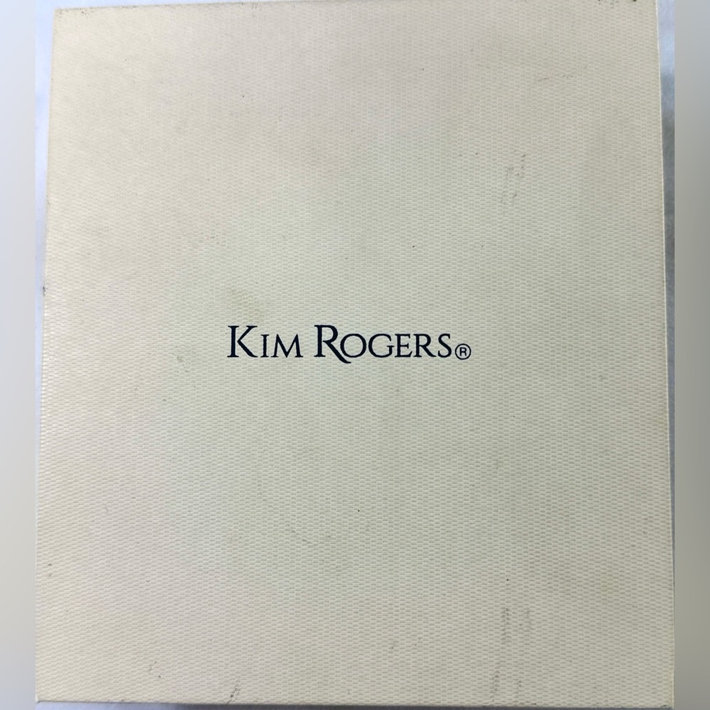 Kim Rogers Gold-Tone Yellow Stone Pendant Necklace & Earrings Set NIB - Picture 4 of 5
